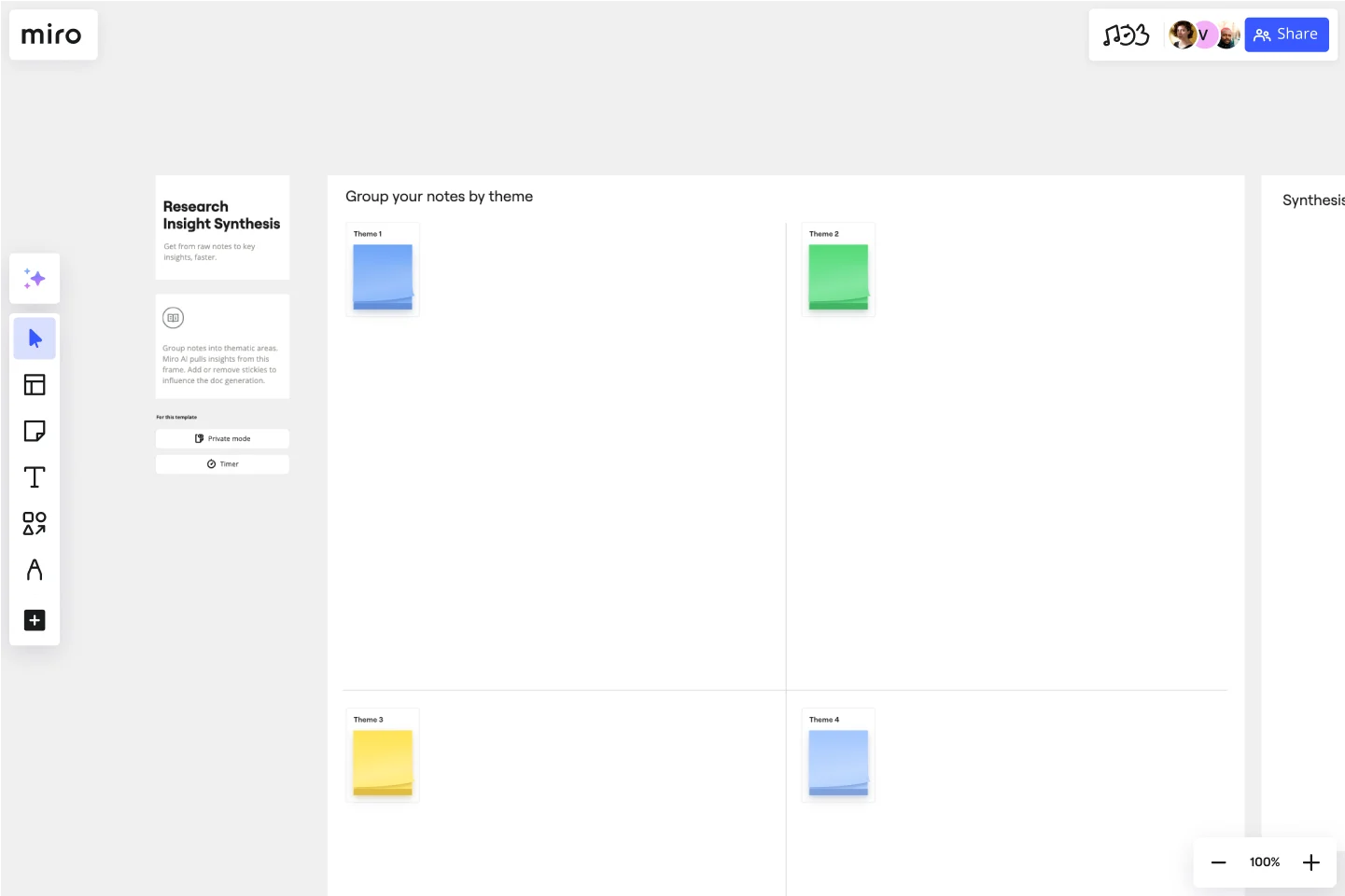 Research insights synthesis-web