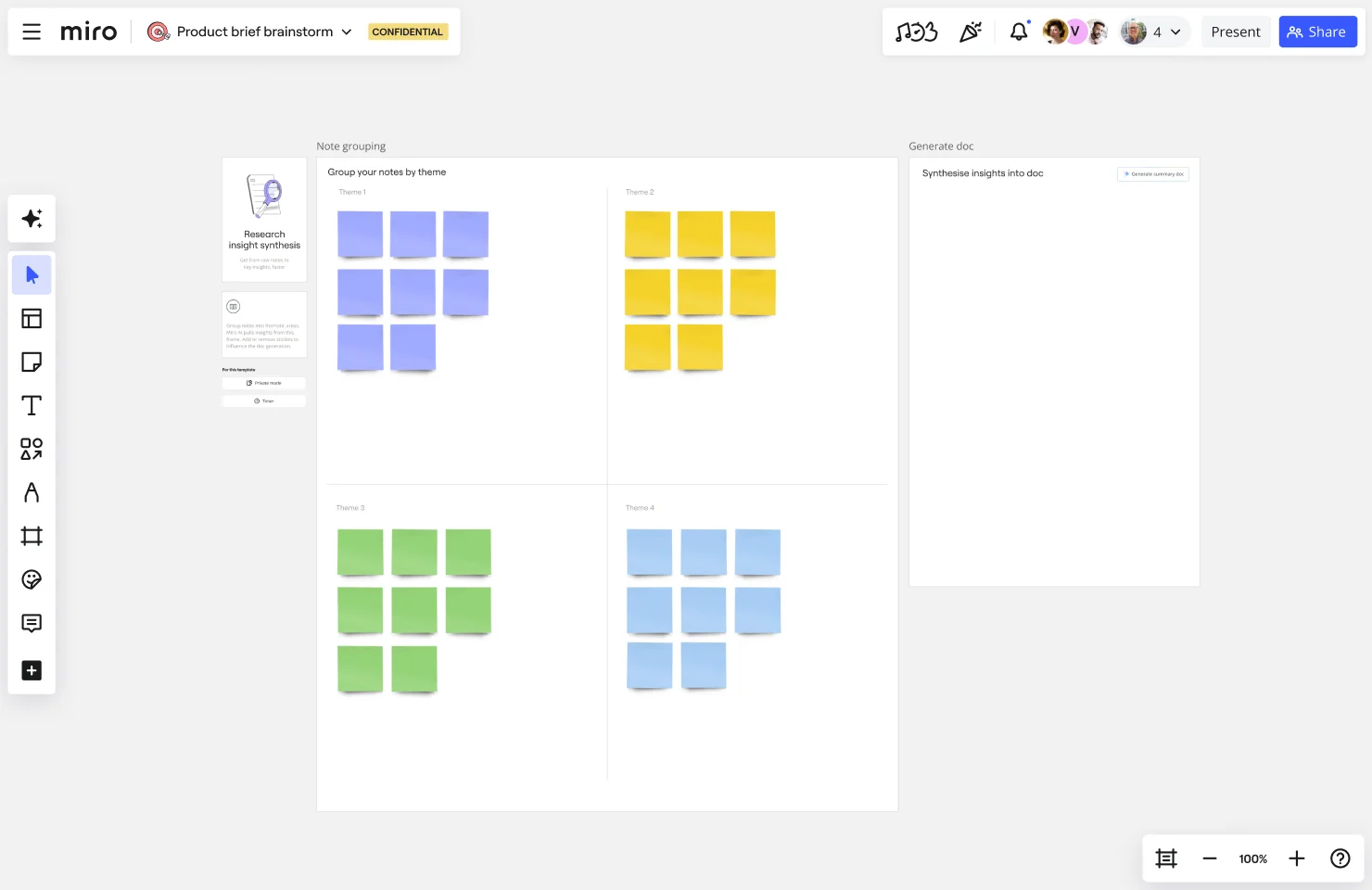 Research insights synthesis-web