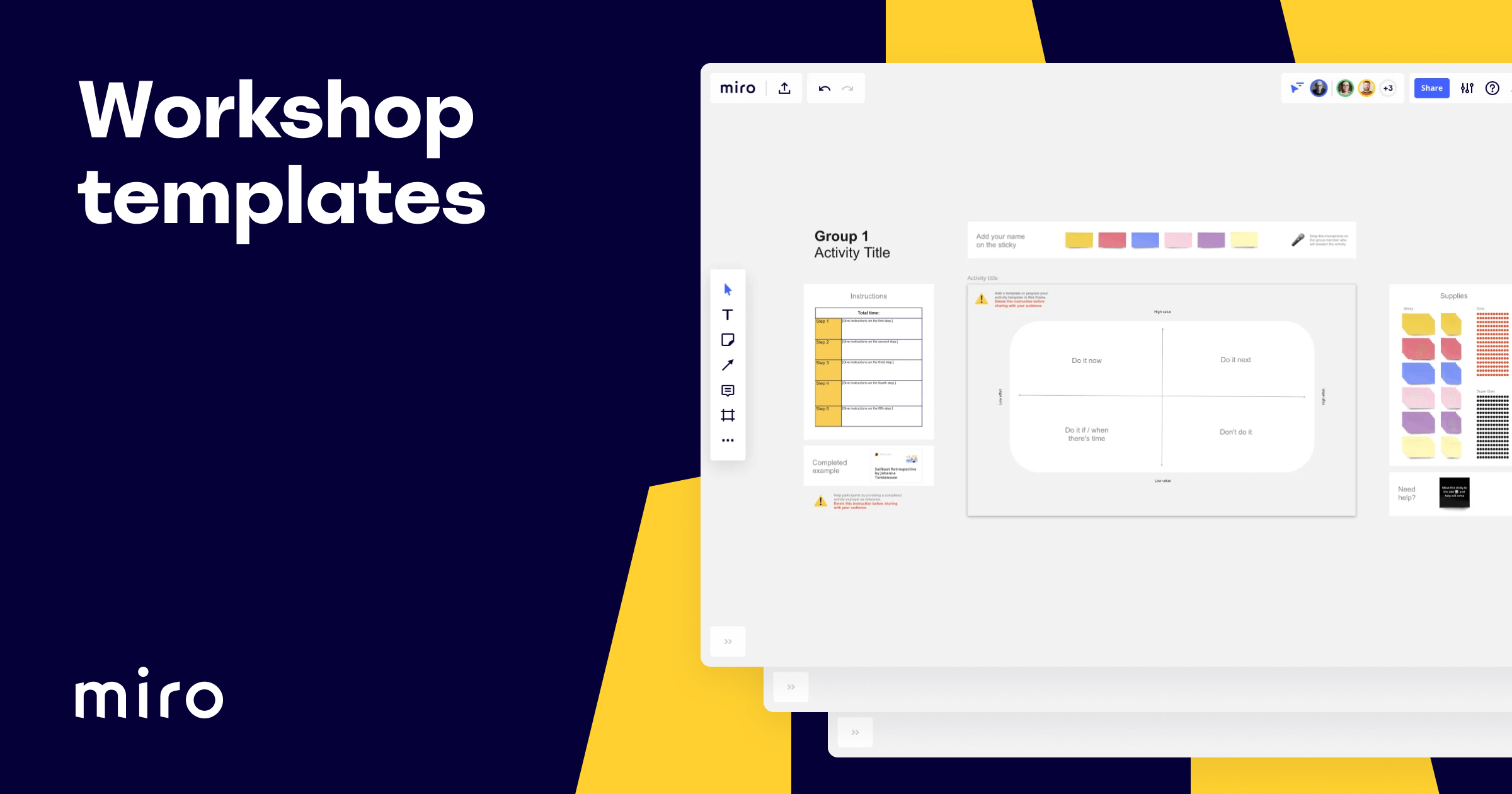 Workshop Templates Examples Miro