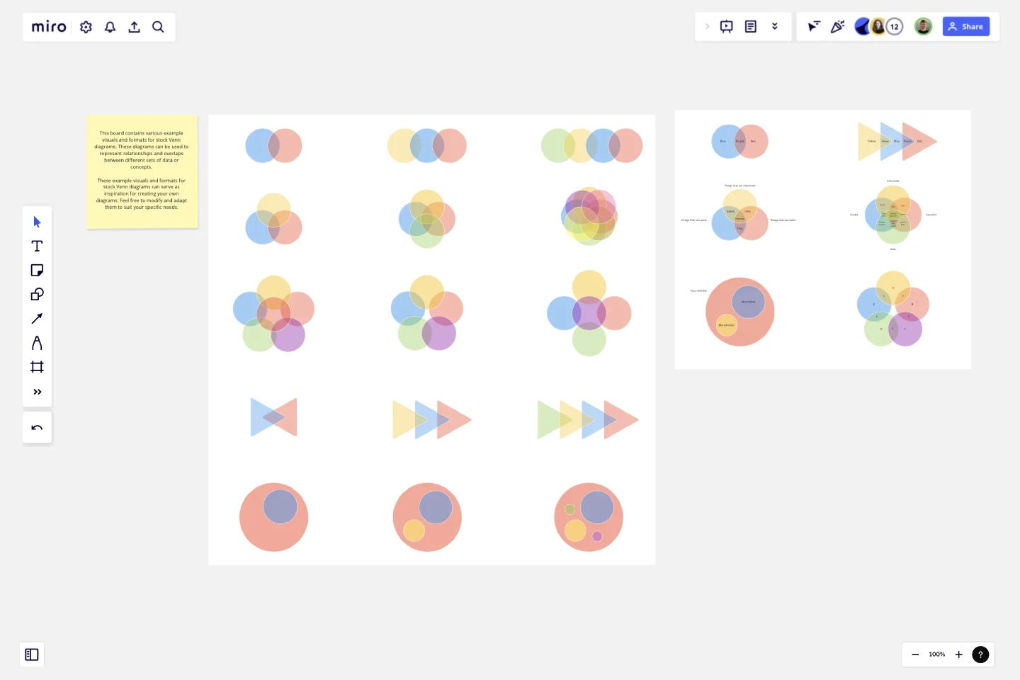 Venn Diagrams by Dave Westgarth template