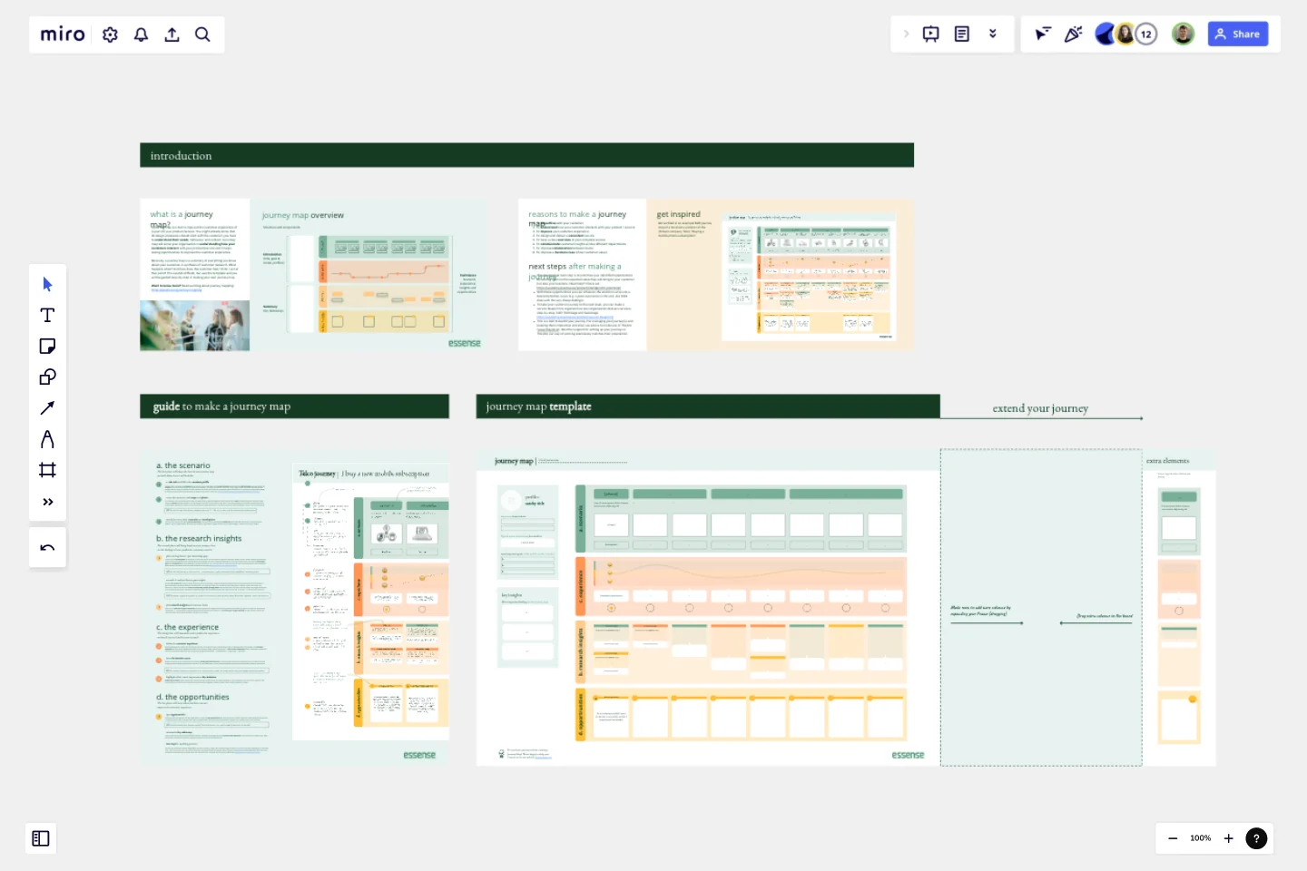 Journey Map To Plot the Customer Experience template