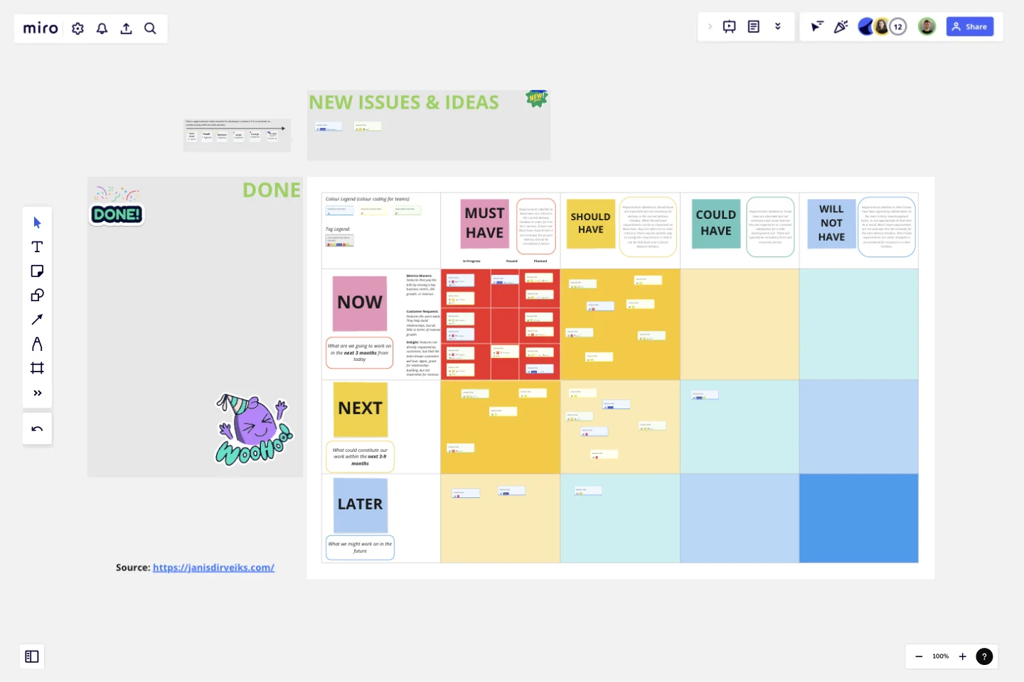 Prioritized Product Roadmap template