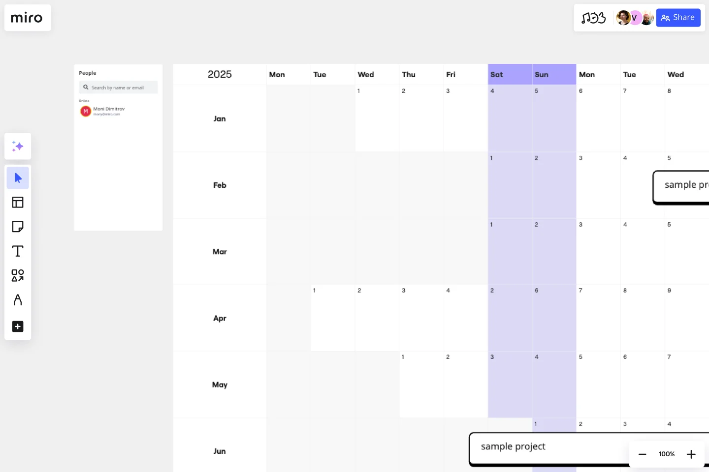 CHRONOGRAM TEMPLATE (project timeline) -web