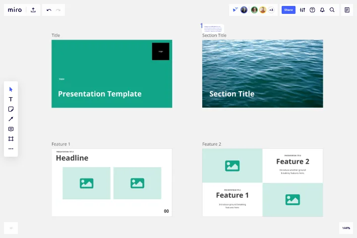 Presentation Template & Example for Teams | Miro