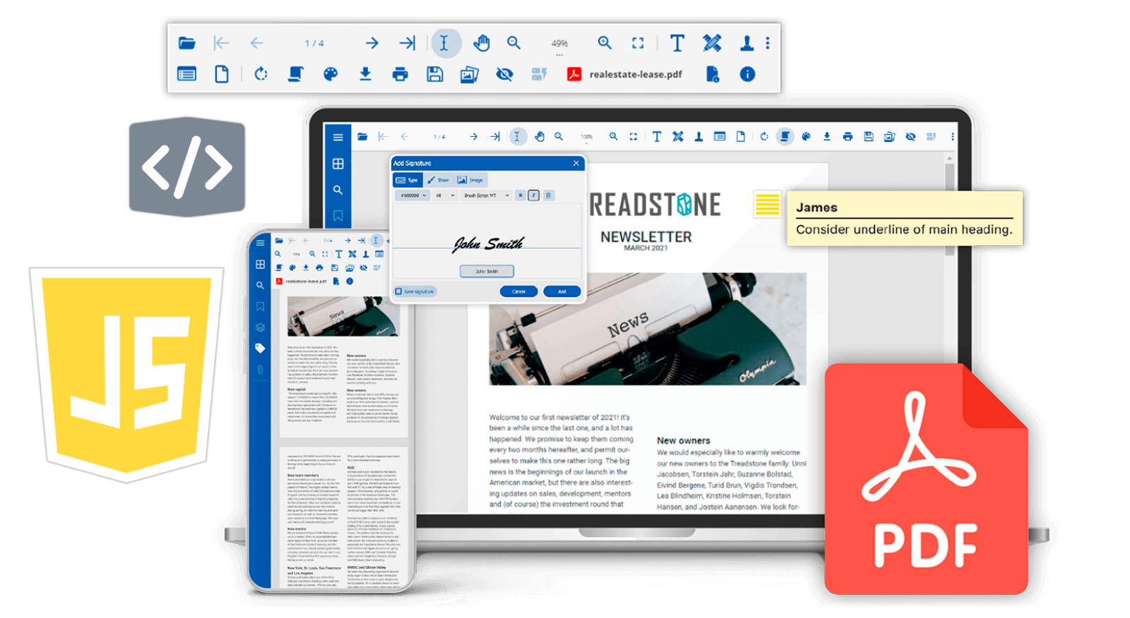 Complete Browser-Based PDF Developer Solution