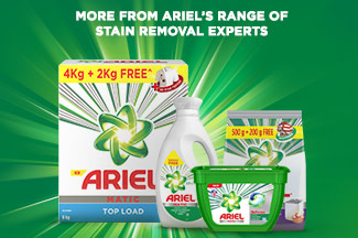 Ariel Matic Front Load Liquid Detergent | Ariel India