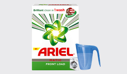 How to use and dose Ariel powder detergent