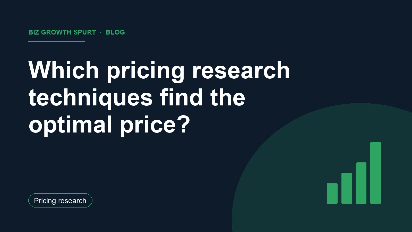 Which pricing research techniques find the optimal price?