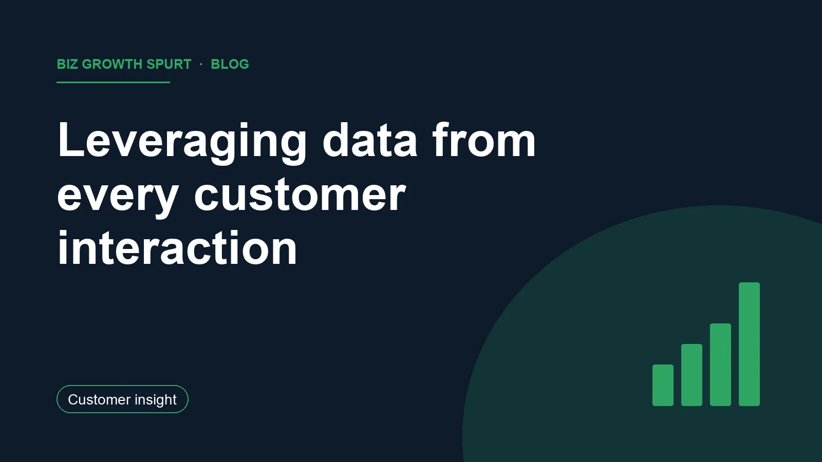 Leveraging data from every customer interaction