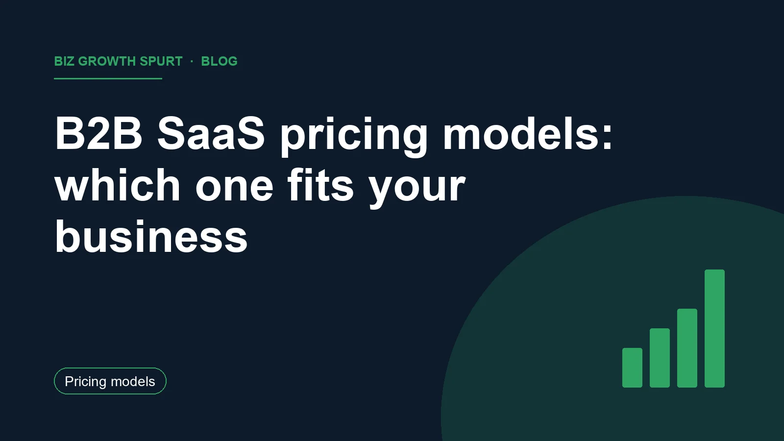 B2B SaaS pricing models: which one fits your business