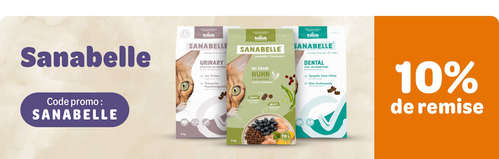 10 % de remise sur Sanabelle. Code promo: SANABELLE