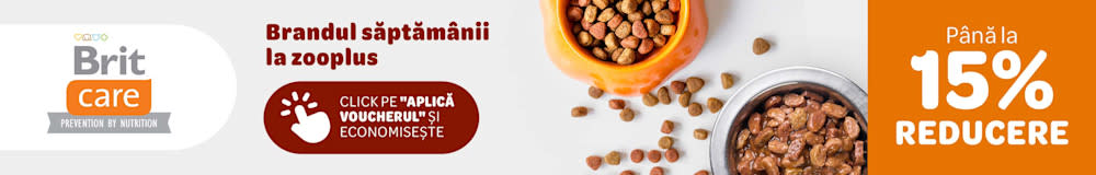 Brit Care: Brandul săptămânii la zooplus. 15% reducere. Click pe Aplică voucherul și economisește.