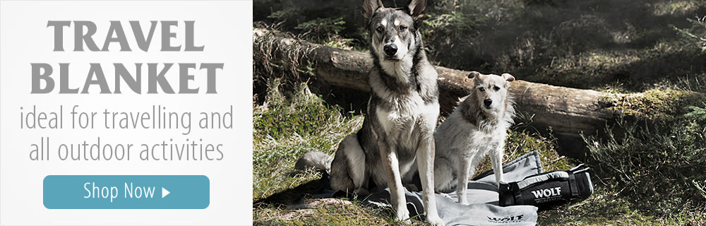 Wolf of Wilderness Dog Travel Blanket