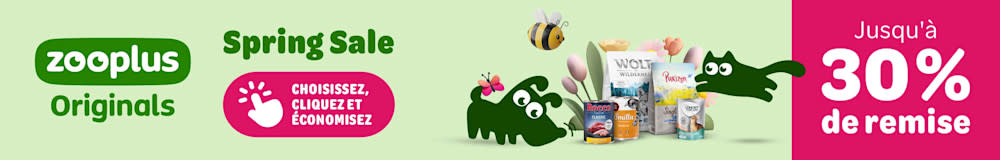zooplus Originals Spring Sale. Choissez, cliquez et économisez: Jusqu'à 30% de remise