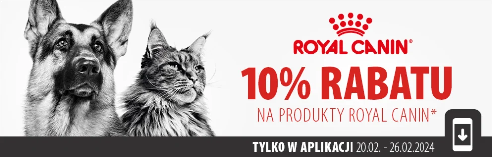 10% rabatu na produkty Royal Canin 