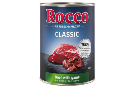 Rocco, wołowina z dziczyzną, 400 g
