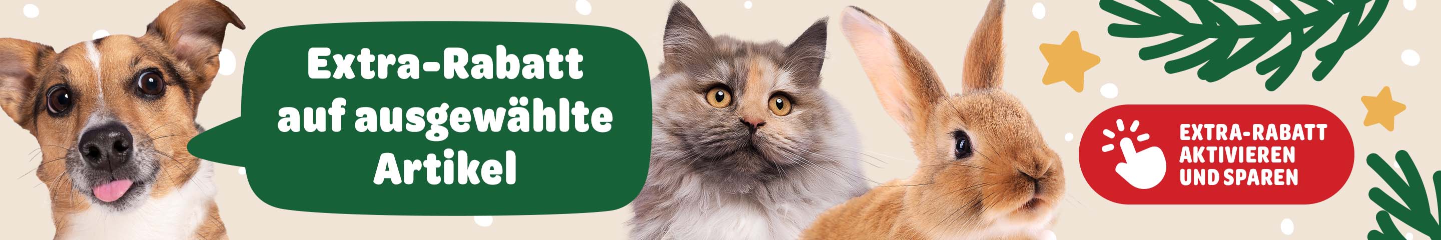 Extra-Rabatt auf ausgewählte Artikel - Extra-Rabatt aktivieren und sparen