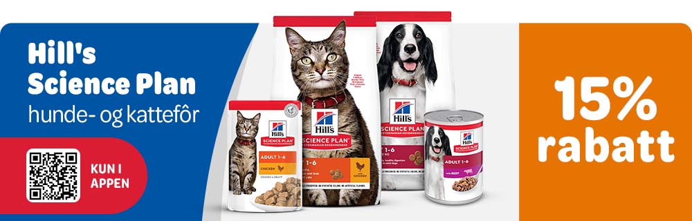 -15% på Hill's Science plan