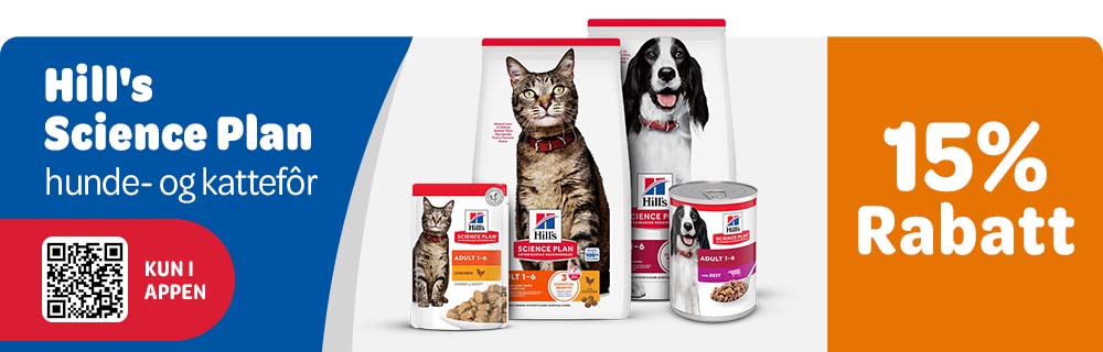 -15% på Hill's Science plan