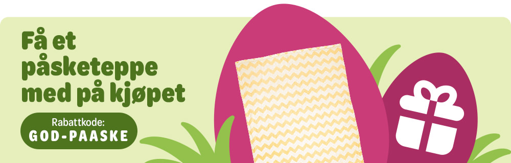 Få et påskegult teppe med på kjøpet