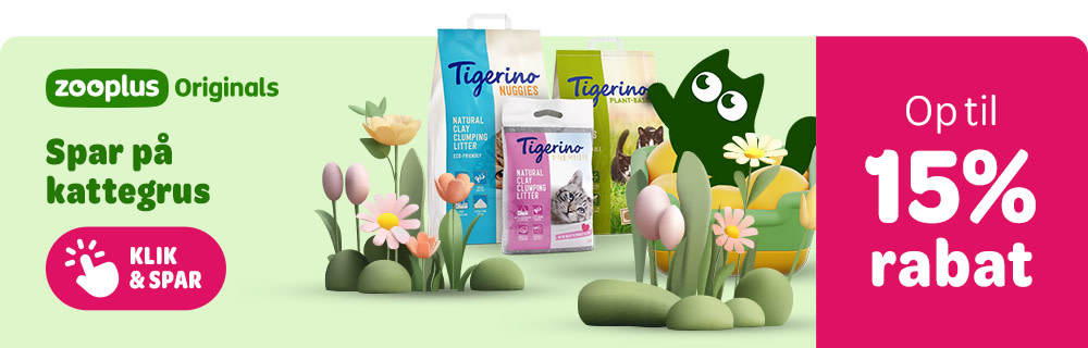 Spar op til 15% på kattegrus