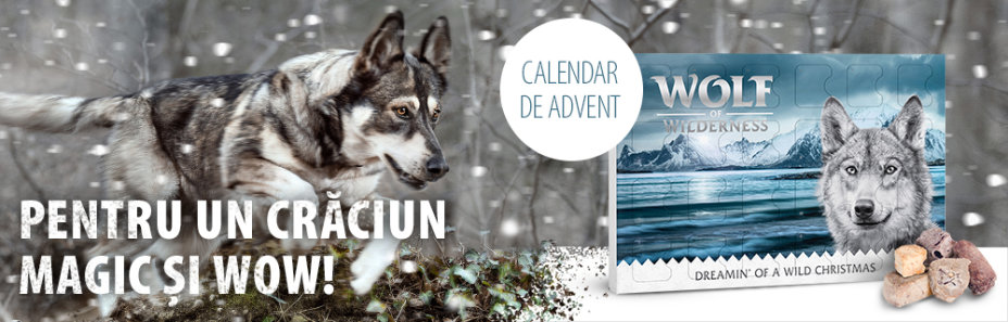 Wolf of Wilderness - Snackuri premium (fără cereale) Calendar de Advent