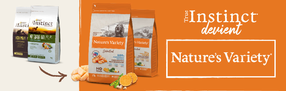 15 % de remise sur les croquettes Nature's Variety