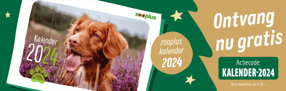 Ontvang gratis de zooplus kalender voor 2024!