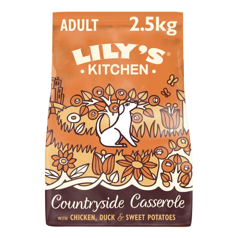 Lilys Kitchen Adult Dry Dog Food - Chicken, Duck & Sweet Potatoes