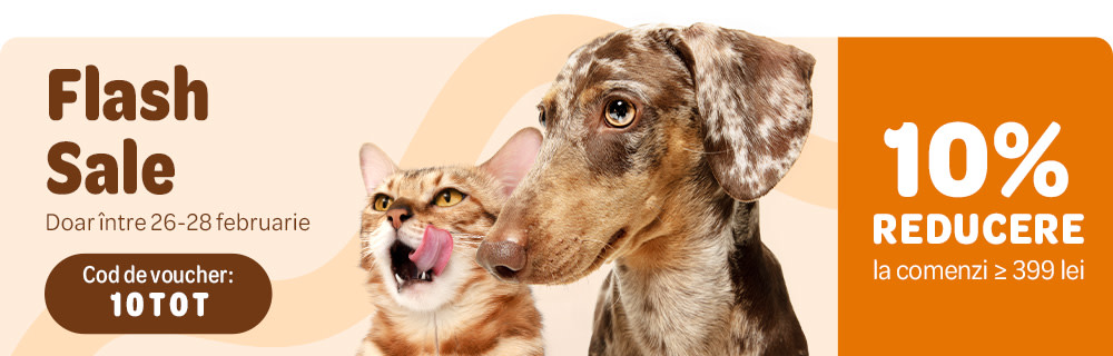 Flash Sale. 10% reducere la comenzi ≥ 399 lei. Doar între 26-28 februarie. Cod voucher: 10TOT