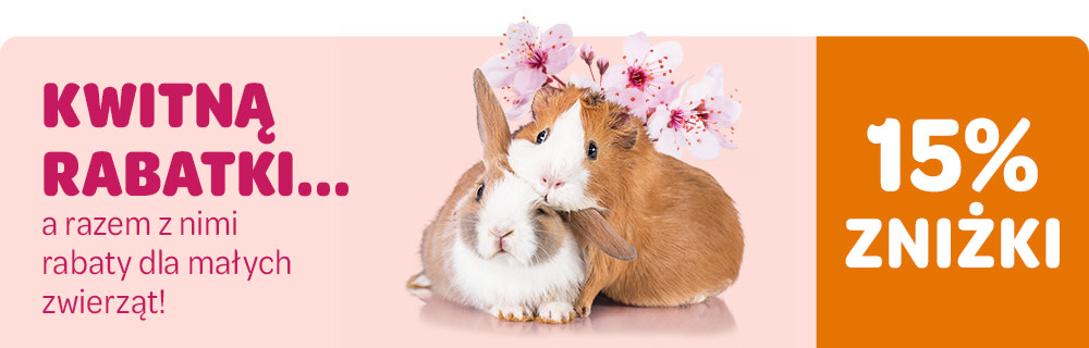 Kwitną rabatki... a razem z nimi rabaty dla małych zwierząt!