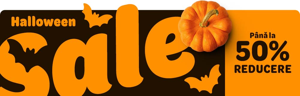Halloween Sale - Până la 50% reducere 