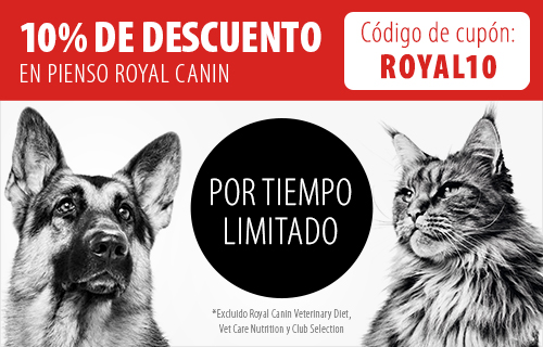 10% de descuento en pienso Royal Canin 