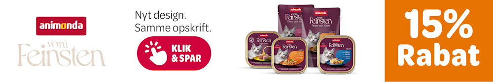 Spar 15% på udvalgte produkter fra animonda