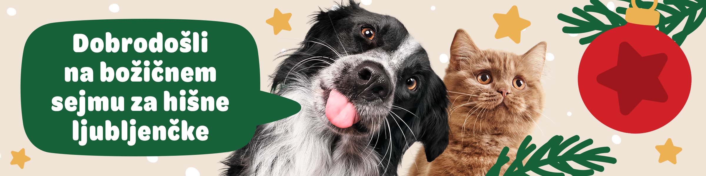 Dobrodošli na božičnem sejmu za hišne ljubljenčke