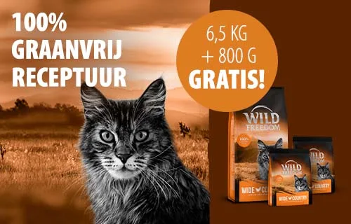 Wild Freedom 6,5 kg + 800 g gratis Kattenvoer