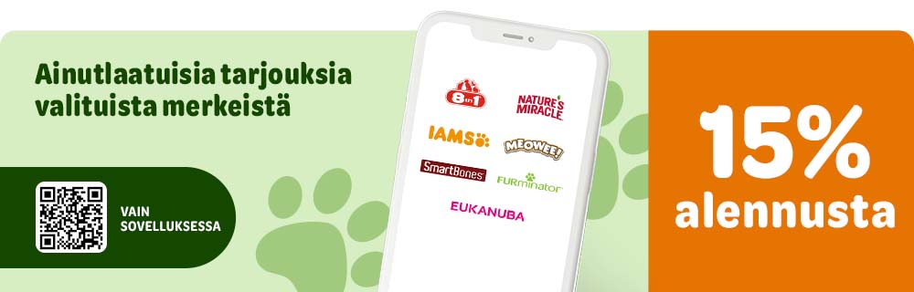 Ainutlaatuisia tarjouksia valituista merkeistä. 15% alennusta. Vain sovelluksessa.