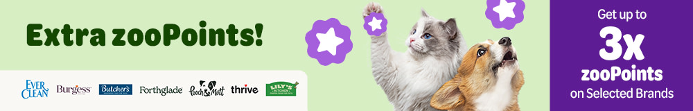 Get up to 3x zooPoints on Selected Brands