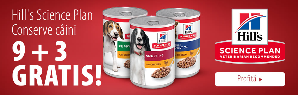 9 + 3 gratis! 12 x 370 g Hill's Science Plan hrană umedă pentru câini