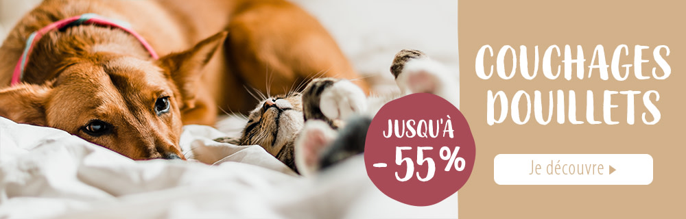 Lits et paniers douillets pour chien et chat