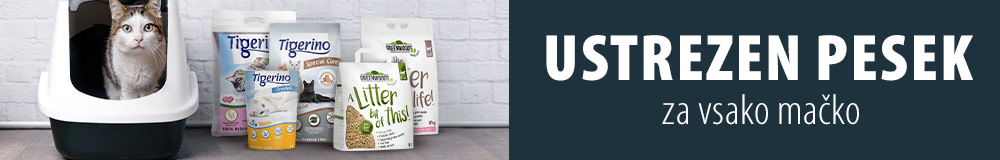 Pesek za mačke Greenwoods in Tigerino