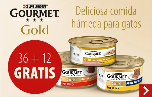 Gourmet Gold 48 x 85 g comida húmeda para gatos en oferta: 36 + 12 ¡gratis!