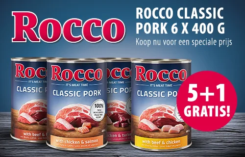 Rocco Classic Pork 5 + 1 gratis!