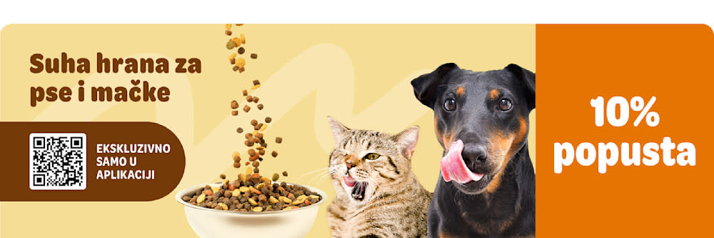 10% popusta na suhu hranu u zooplus aplikaciji!