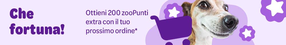 zooplus Club: assicurati 200 zooPunti extra. 