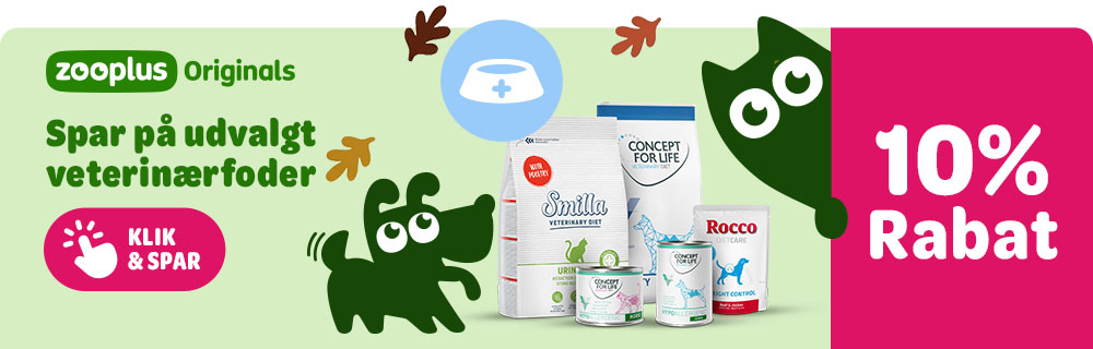 Spar på udvalgt veterinærfoder