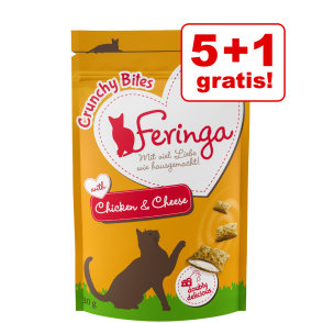5 + 1 gratis! 6 x 30 g Feringa Crunchy Bites