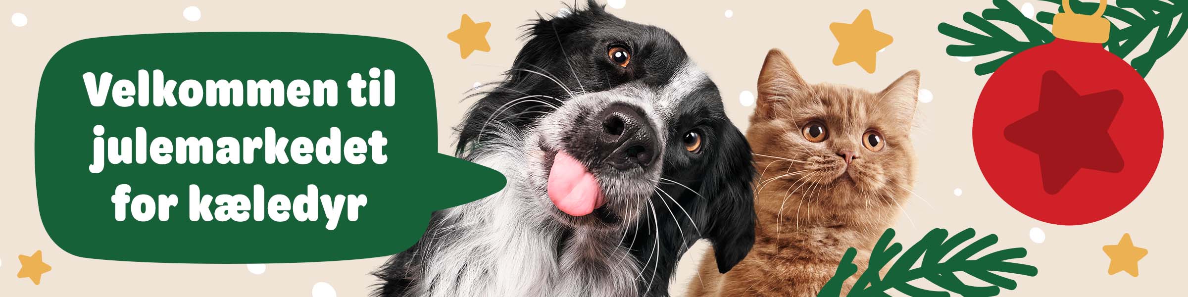 Velkommen til julemarkedet for kæledyr