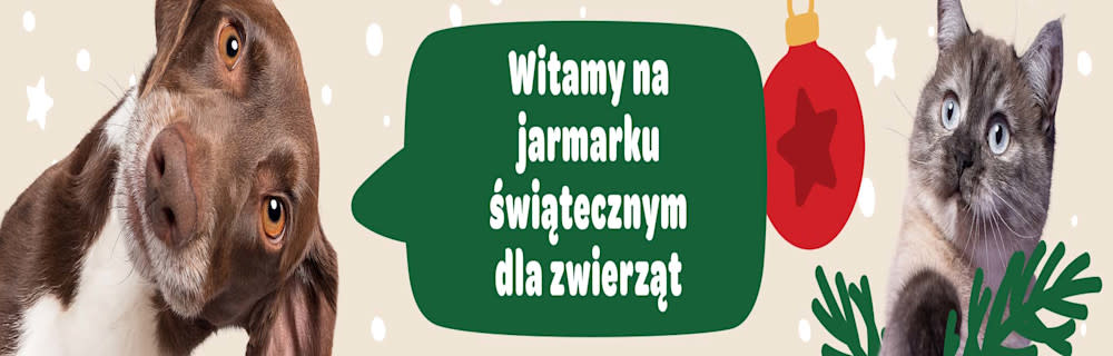 Witamy na jarmarku świątecznym dla zwierząt
