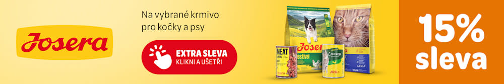 Josera - na vybrané krmivo pro kočky a psy 15% sleva. Extra slevy - klikni a ušetři.
